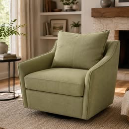 New Open Box Swivel Accent Chair